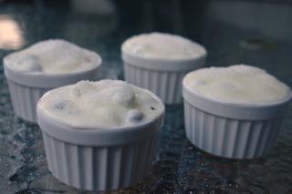 Frutas del bosque con crema