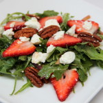 Ensalada de fresas y queso de cabra Ensalada de fresas y queso de cabra