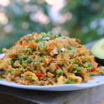 Chaulafan de pollo o arroz frito de pollo